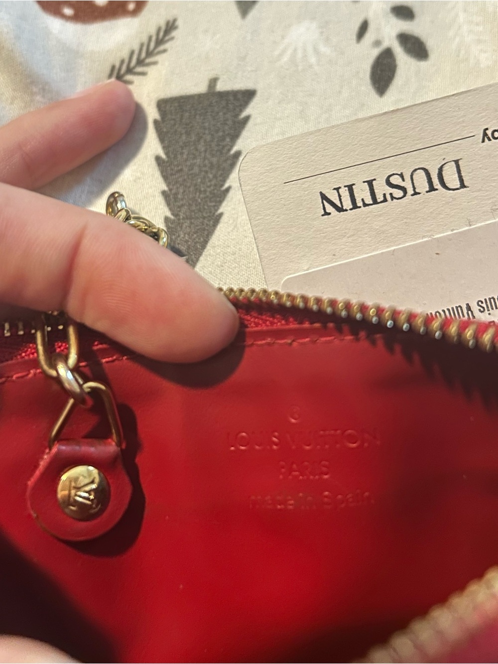Vintage Louis Vuitton Red Wallet - Picture 3 of 6